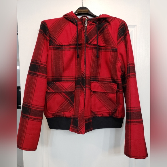 Womens Plaid Fall/Winter Jacket - Picture 1 of 2